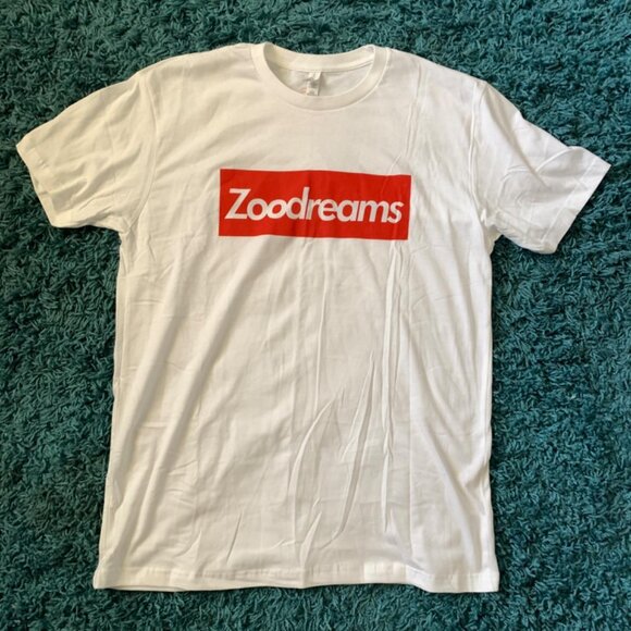 Next Level Men's White and Red T-shirt - Picture 1 of 3